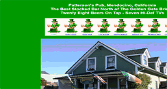 Desktop Screenshot of pattersonspub.com